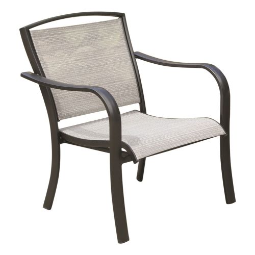 Cape Soleil, Richmond Commercial Sling Aluminum Chat Sling Chair